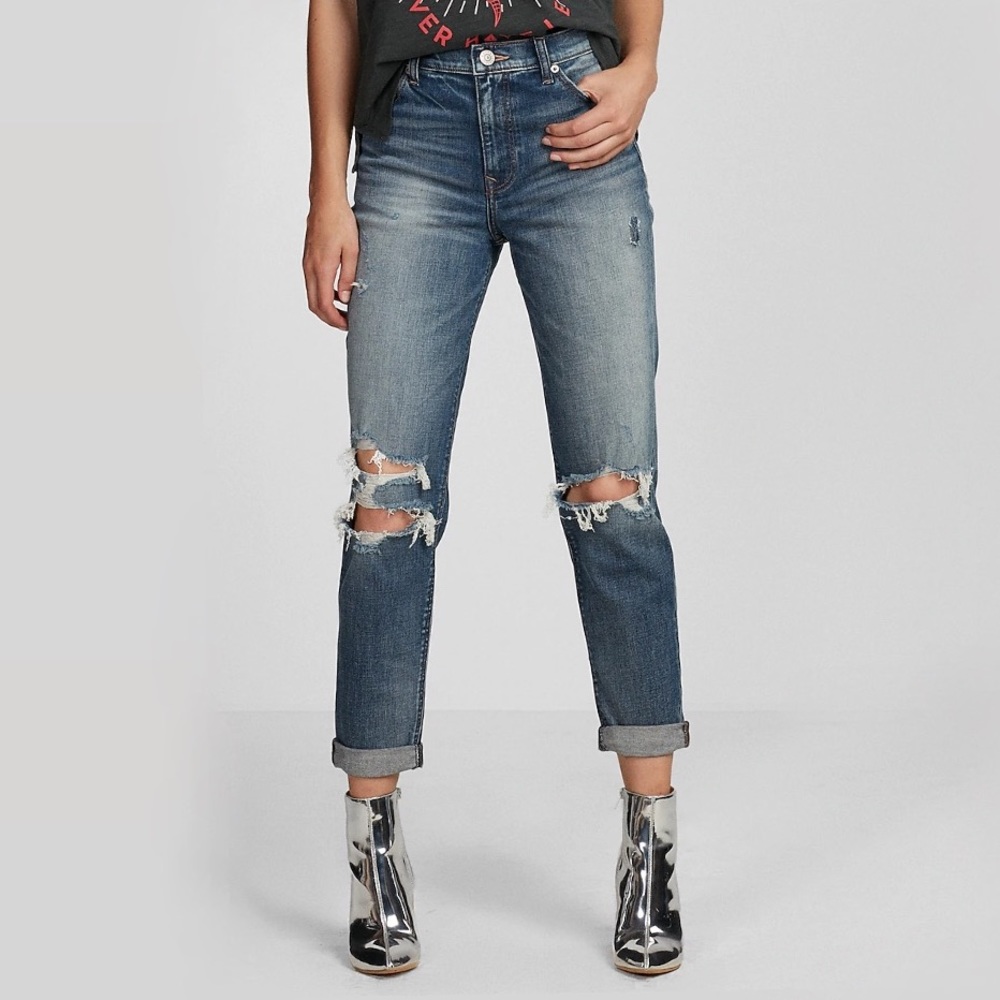 NEW Express High Rise Original Girlfriend Jeans